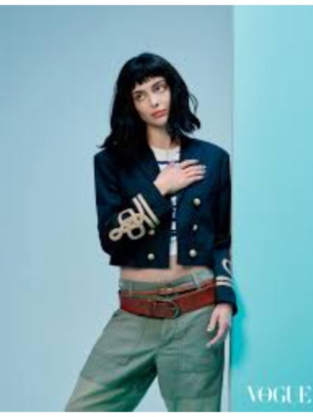 Ralph Lauren Polo Cropped Wool Rope Detail Admiral Military Jacket Blazer 6